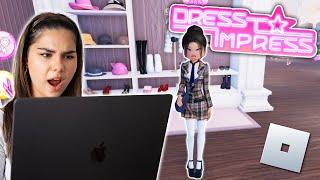 Playing DRESS TO IMPRESS on Roblox!