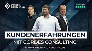 Erfahrungen mit der Cordes Consulting GmbH & David Cordes: Das sagen die Kunden