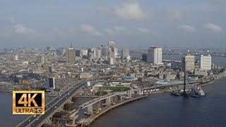 Lagos City Nigeria Drone View