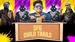 SFG GAMER GUILD TRAILS Free Fire Live SFG IS LIVE |FREE FIRE‍face cam live telugu #trending