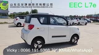 electric vehicle electric car approved by eec coc l7e electric mini car from Yunlong Motors