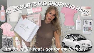 XXL 18. GEBURTSTAG HAUL! *what i got for my birthday* try on & test 