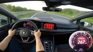 GOLF GTI CLUBSPORT 300PS ON GERMAN AUTOBAHN