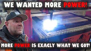 Plasma Table UPGRADE! We Get A New Forklift & Much MORE!