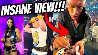 My INSANE Front Row WWE SMACKDOWN Experience!