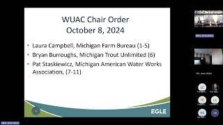 Water Use Advisory Council Meeting - October 8, 2024