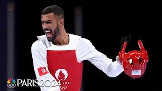 Tunisia's Firas Katoussi beats Mehran Barkhordari for welterweight gold | Paris Olympics