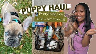 I GOT A PUPPY! | EVERYTHING I GOT FOR MY FRENCH BULLDOG!