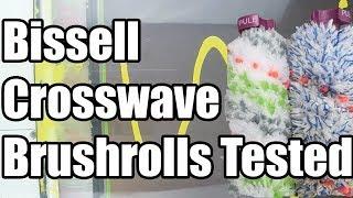 Bissell Crosswave vs  Crosswave Pet Pro Brush Rolls - Tested