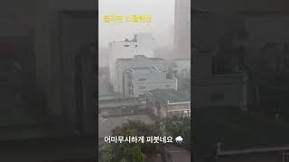 필리핀 스콜 현상 #shorts