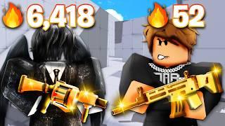 #1 PLAYER has 6,418 WINSTREAK.. So I ENDED IT! (Roblox Rivals)