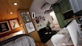 42 Sq.m Apartment in Tbilisi, Georgia (City View) - iBuild.ge