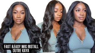 How to install a wig in 5 minutes: ft. Outre synthetic hair HD lace front wig