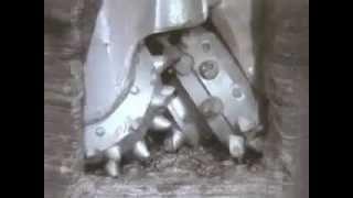 How an oilfield rock bit works