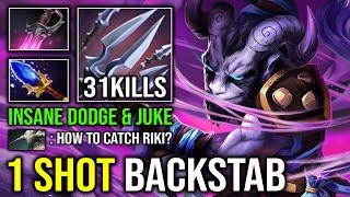 100% CAN'T KILL Insane Dodge & Juke 1 Shot Backstab Max Multiplier Farming Godlike Riki Dota 2