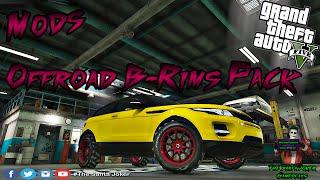Mod de Llantas Rales | GTA V PC MODS | Offroad B Rims Pack -The Santa Joker-