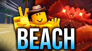 The Strongest Battlegrounds BEACH UPDATE..