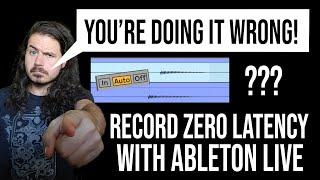 How to Record Without Latency in Ableton Live