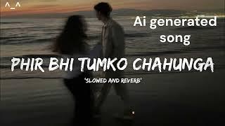 Phir Bhi Tumko Chaahunga- [Slowed+Reverb] Arijit Singh | arjit | Ai Generated Song  | #ai 