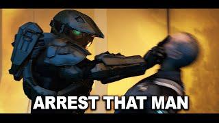 Master Chief vs Captain Del Rio, but it's lore accurate (ANIMATION)