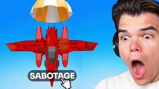 I Sabotaged PRO BUILDER Plane In Trailmakers! (Troll)