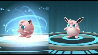 JIGGLYPUFF evolution into WIGGLYTUFF  in Pokemon GO !! Trainer Ari