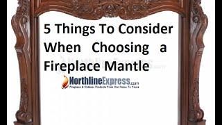 5 Factors To Take Into Consideration Before Purchasing A Fireplace Mantel