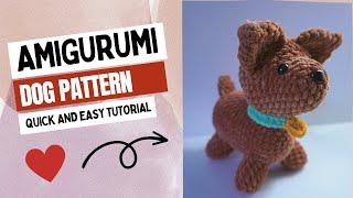 PUPPY PATTERN | AMIGURUMI DOG PATTERN ( STEP BY STEP)