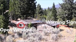 I Don't Think We We're Supposed To Be Here... Bizzare Find Outside Farlin Montana Ghost Town Urbex