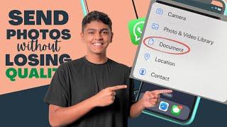 How to Send Photos as Document in WhatsApp in iPhone