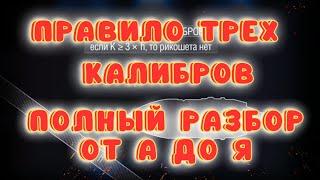 ЧТО ТАКОЕ ПРАВИЛО ТРЕХ КАЛИБРОВ? | ВСЕ ТВОИ ВЫСТРЕЛЫ БУДУТ С УРОНОМ trumanvision