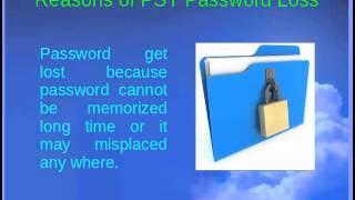 Free PST Password Recovery tool to Recover lost Password