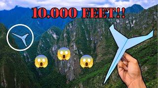 How to make a paper airplane that always Fly Far!! 10,000-foot Paper Airplanes !!