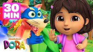 Dora vs. Swiper!  Best Swipes Marathon for 30 Minutes! | Dora & Friends