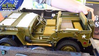 Detailed  RC JEEP WILLYS 1/6 scale RocHobby 1941 MB Scaler | Unboxing
