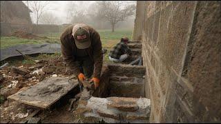 Back Outside With The Stone Masons