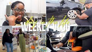 Her Locs Fell Out | A Quick Target & Ulta Run  + Cleaning Yanna's Car Out