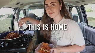 Realistic day living in my SUV | solo female van life