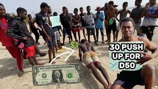 Get Money 30 Push-Up Challenge vs Strangers!