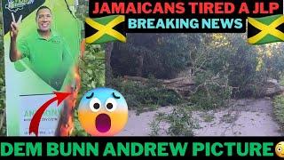 Breaking News Dem BUNN Andrew Picturen Bl@ck The Road. Jamaica  people tired a JLP. UNU LOOK Y