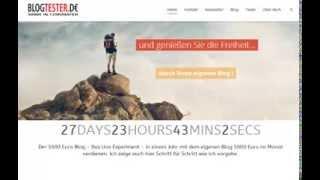 Der 5000,00 Euro Blog von Blogtester.DE - Vorstellung Newsletterdienst CleverReach