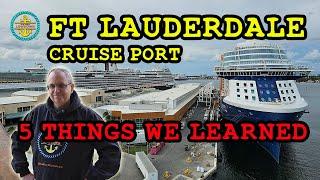 First Time at Fort Lauderdale Cruise Port with Holland America 2024!