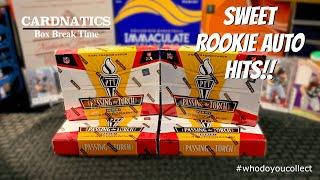 Rookie Auto Hits! 2019 Panini PASSING THE TORCH Box Break Video | Cardnatics