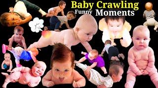 Cute baby crawling funny moments 2014 || Aizal Abdul Wahab