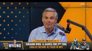 THE HERD | Colin Cowherd Admits He Was WRONG About Philadelphia Eagles, TRUE CONTENDER With Sirianni