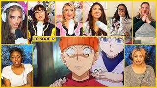 [GIRLS REACT] Killua vs 3 Brothers | Hunter x Hunter Ep 17 Girl Reaction Mashup