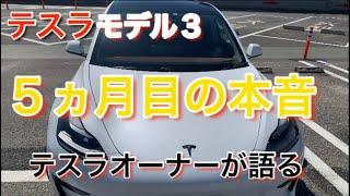 テスラモデル３、５ヵ月目の本音