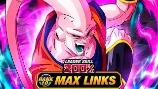 WOW WTF HE IS INSANE!!!?!?!?! LEVEL 10 LINKS 100% TEQ BUUHAN! (DBZ: Dokkan Battle)