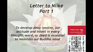 Letter to Niike - Part 1