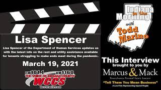 Indiana in the Morning Interview: Lisa Spencer (3-19-21)
